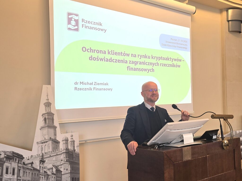Wystąpienie dr. Michała Ziemiaka, Rzecznika Finansowego.